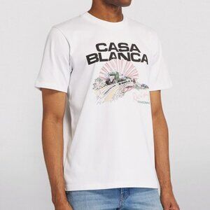 Casablanca Racing Shell cotton T-shirt